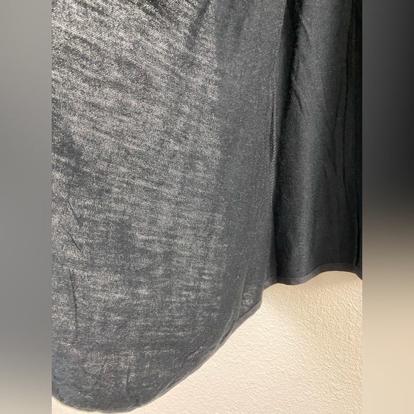 Ruby Ribbon Black Sweater Cardigan Women’s Medium Lightweight Open front Fall - Picture 9 of 13